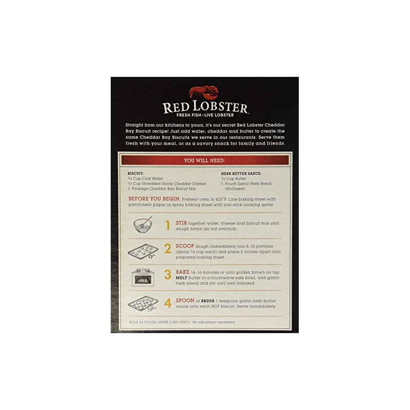 (Pack of 4) Red Lobster Cheddar Bay Biscuit Mix 11.36