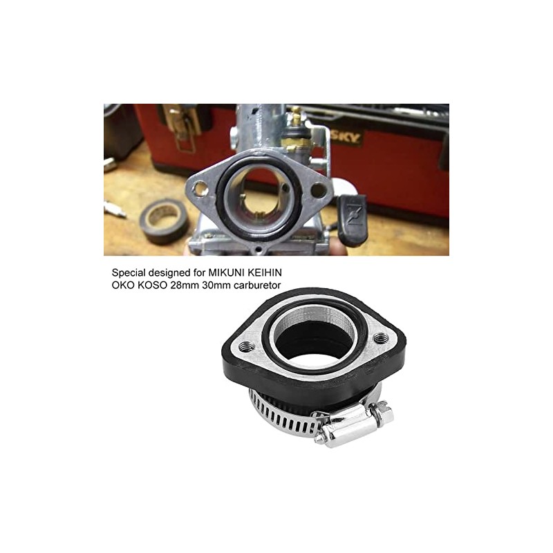 Carburetor Adapter for Motorcycles - Rubber Joint Boot for PWK,