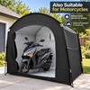 Portable Outdoor Bike Storage Tent, 210D Oxford Cloth Bicycle &