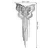 4Pcs Butterfly Tassel Shoes Buckle Ladies Boots Decorative Flower Claw