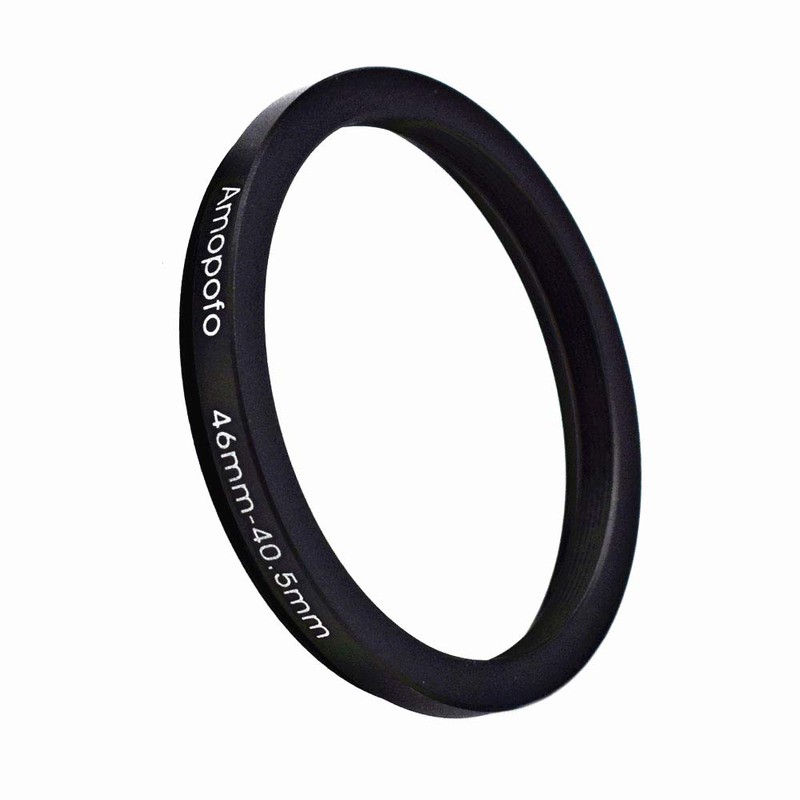 46 mm - 40.5 mm step-down rings filter adapter ring,