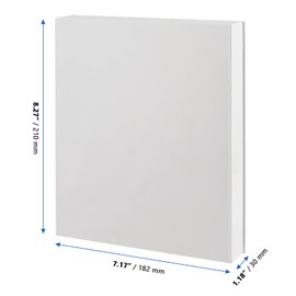 MANCHAP Paquete de 2 libros de exhibición de uñas de 120 colores, tabla de exhibición de esmalte de uñas, libro de muestra de color de uñas, libro de tarjetas de color de uñas con 360 puntas, para salón de casa, blanco