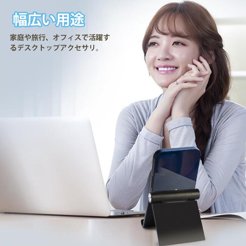 CHENLONB Tablet Stand, Smartphone Stand, ABS Material, Lightweight, Foldable, Adjustable