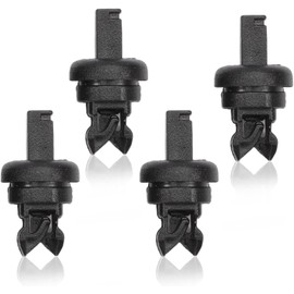ANBOO 4 Black Plastic Car Clips for Renault Clio / Megane Tablet - Replacement for 7705099001 8200675047