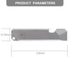 BANG TI Titanium EDC Pry Bar with Bottle Opener Function