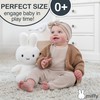 KIDS PREFERRED White Miffy Cuteeze Plush Toy, 12 Inch Sitting