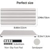 2 PCS Water Absorbing Stone Trays for Bathroom Sink &