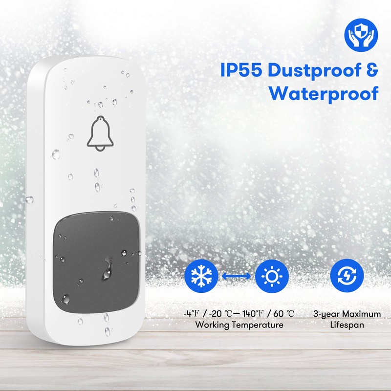 Coolqiya Transmitter Accessory Waterproof Push Button