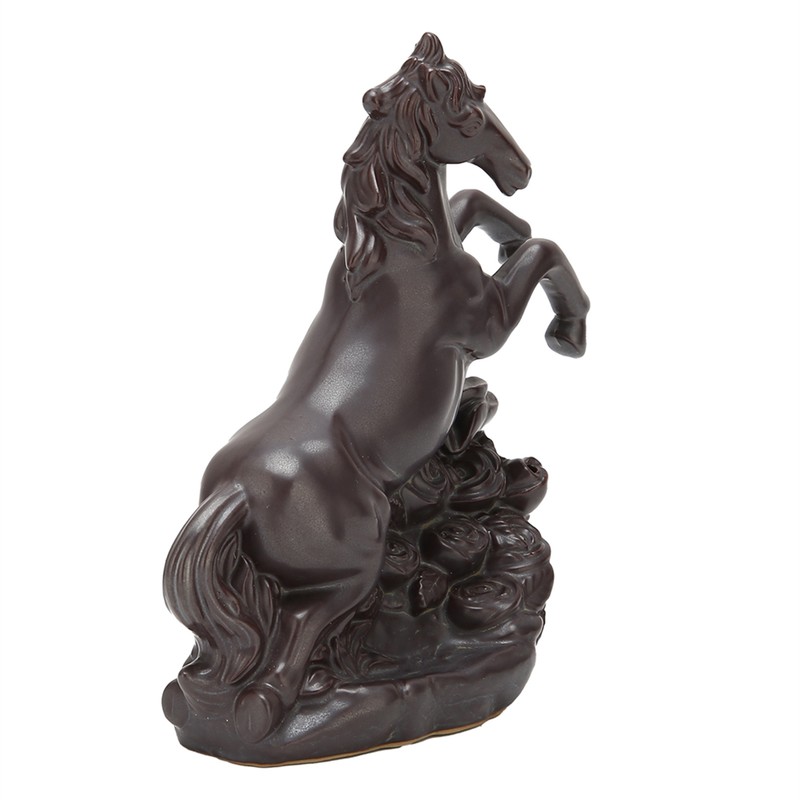 Running Horse Incense Burner Backflow Incense Holder Ornament for Bedroom