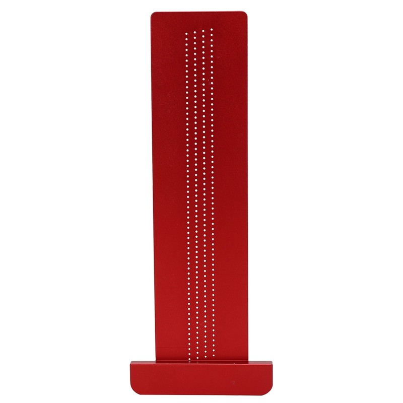 TS-8 Woodworking Hole Ruler Aluminum T shaped Measuring Tool Mini