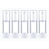 5 Pieces 1 Oz Clear Airless Cosmetic Cream Pump Bottle