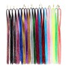 Cabello De Oropel Fosforescente 120cm Metálico Brillante
