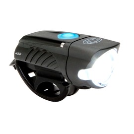 NiteRider Swift 450 Lumen Bike Front Light USB-C Rechargeable 5 Modes Road Commuter MTB LED IP64 Water Resistant Compact Lightweight Bicycle Headlight LED Front Light Easy to Install Cycling Safety