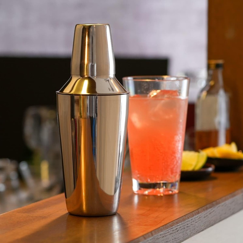 Thunder Group SLIG003 Cocktail Shaker 16oz Stainless Steel Dishwasher Safe