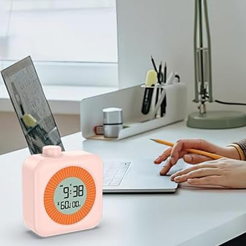 Laroal Digital Visual Timer Clock With LCD Screen 60 Minute