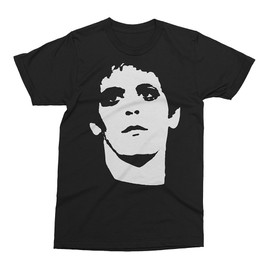 Lou Reed - Punk Rock Velvet Underground Music T-Shirt [Color - Black, Size - M]