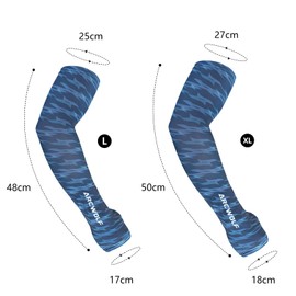 ARCWOLF Arm Cover, Sun Protection, Arm Sleeve, UV Protection, Cold Sensation, Sunscreen Cover, For Sports Activities, Sports, Driving, Bicycle, UPF50+, Sweat Absorbent, Quick Drying, Unisex, titanium