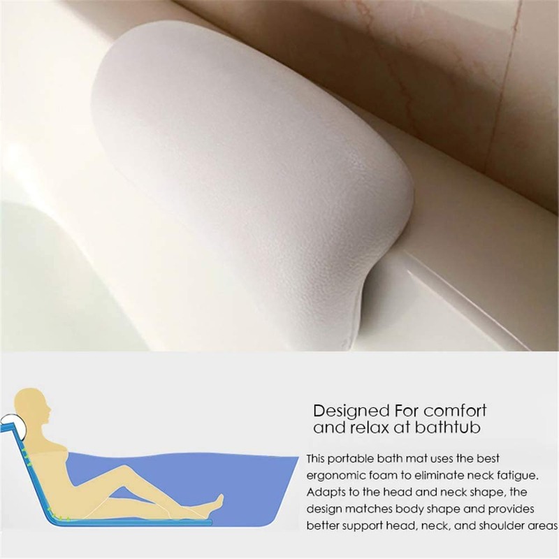AnnSpa Cuscino di Bagno, Vasca da Bagno Accessori Bagno Morbido