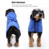 Dog Towel Strong Absorbent Quick Drying Hand Pockets Design Hooded