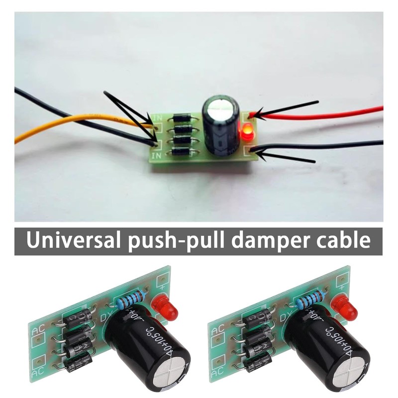 OTOTEC 4pcs AC 6-16V to DC 12V Converter Power Supply