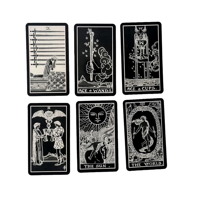 Vieux Monde Express Midnight Rider Tarot Deck and Guide Booklet,