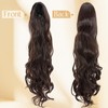 Benehair Ponytail Extensions with Drawstring, 60 cm Long, Wavy Braid