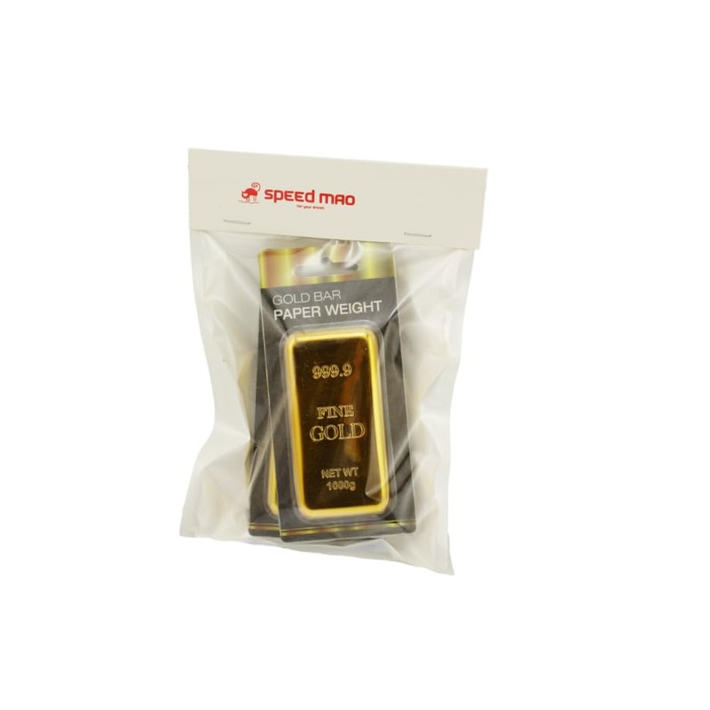 speed mao replica gold bar bullion paperweight paperweight 2 pack