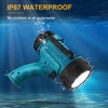 YIERBLUE Rechargeable Spotlight Flashlight IP67 Waterproof with 200,000 Lumen LED,
