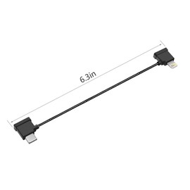 Xmipbs Data Line Cable Remote Controller Cable iOS Phone Compatible with DJI Mavic 3/Mini 2/Mini 3/Air 2/Air 2S/Air 3 Fits iOS Phone