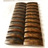 Gold Impala Horn Knife Handle Scales Genuine Horn Material For