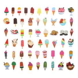 100 Pack Ice Cream Stickers,Ice Cream Party Favors, Birthday Decorations Gifts