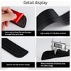 SINGARO Car Door Threshold Protection, 4PCS Door Edge Step Dust
