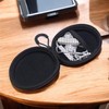 AKORD Hard Carrying Case Bag for Earphones, Grey
