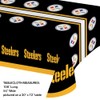 Trendware Pittsburgh Steelers Plastic Tablecloths, 3 ct
