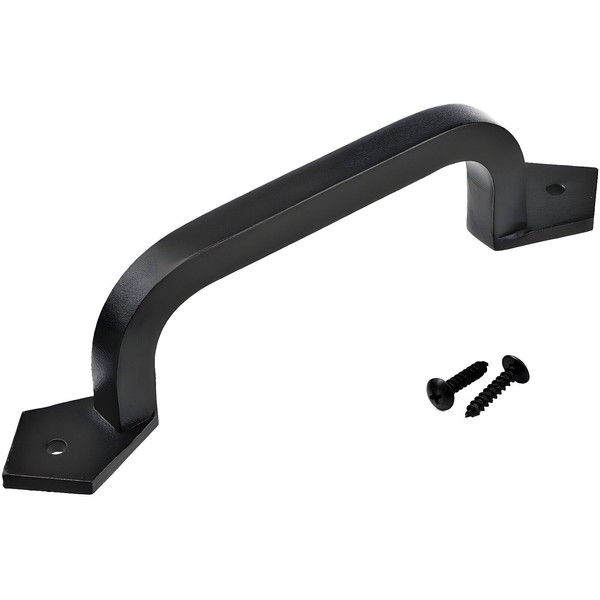 Maui 9" Square Solid Cast Iron handle for Barn door,