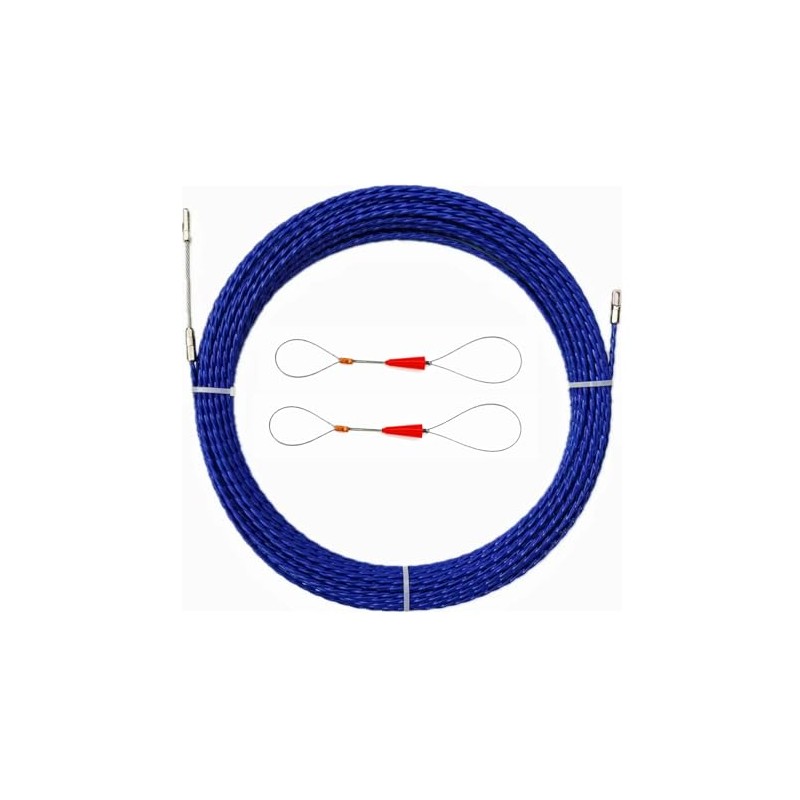 IRSCorp 20M 66ft Cable Puller Kit Through Wall Fish Tape