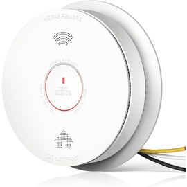 SITERWELL Hardwired Interconnected Smoke and Carbon Monoxide Detector 10-Year Battery, 1-Pack