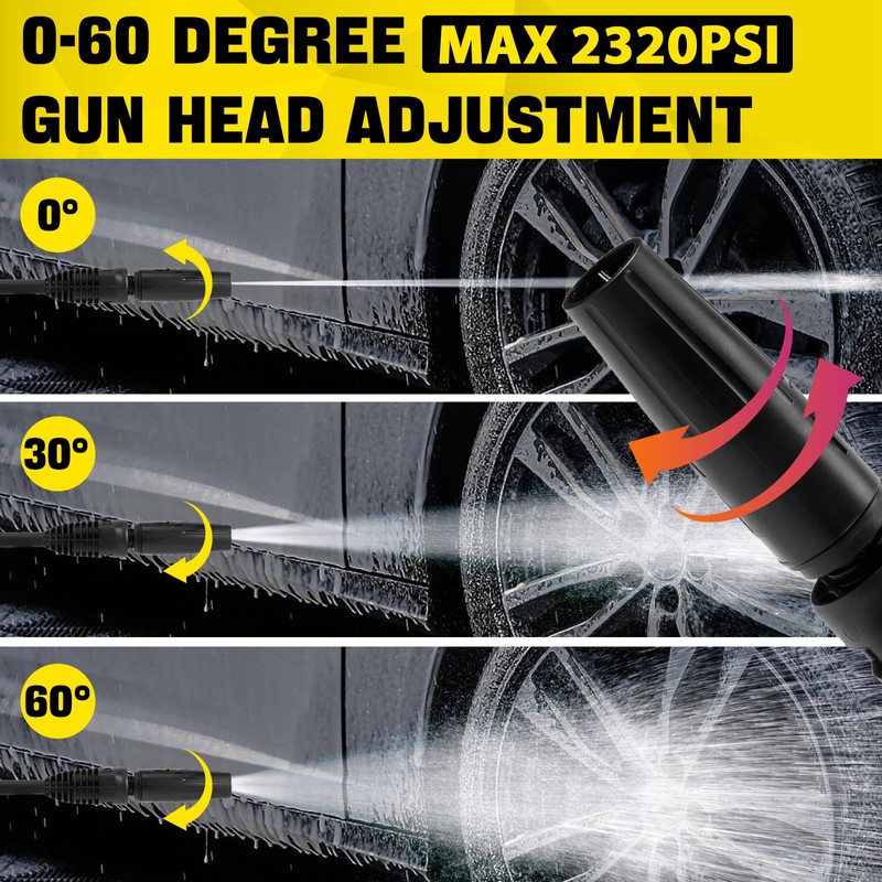 Hierbla Replacement Pressure Washer Gun with Extension Wand, for Replacing