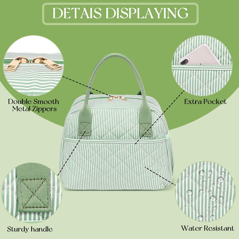 CAMTOP Lunch Box for Women Men Insulated Lunch Bag Lunch