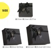 NYANDELMO Large Gift Box with Ribbon Black Gift Box 7.9