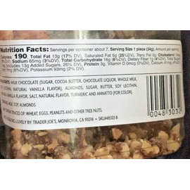 Trader Joe's 3 PACK ENGLISH TOFFEE WITH MILK CHOCOLATE, 8 OZ EACH