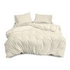 Sapphire Collection Plain Duvet Cover With Pillow Case Non Iron
