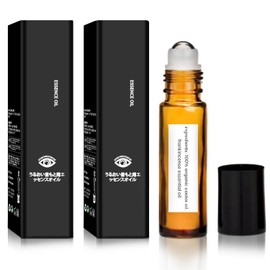 2PCS Rollerball Castor Oil and Frankincense, Castor Oil Roller Ball with Frankincense, Anti Aging Eye Serum, Reduces Wrinkles Dark Circles Under Eye