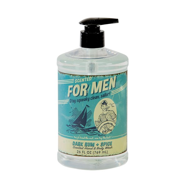 San Francisco Soap Company Scented for Men Dark Rum and Spice Hand and Body Wash