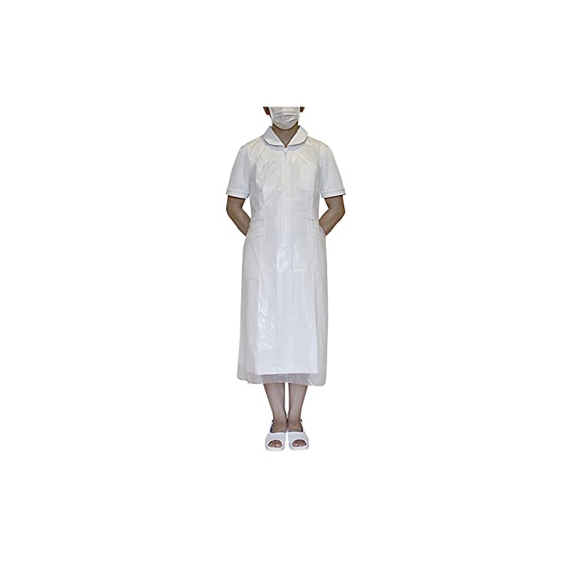 fa-sutoreito PE Apron N (Sleeveless) Fr – 834 (White) 50 maiiri