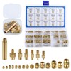 LEONTOOL 307pcs Threaded Inserts Assortment Kit, M2 M2.5 M3 M4
