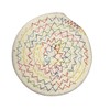Cotton Woven Absorbent Coaster Set, 6pcs Bar Coasters, Woven Coasters