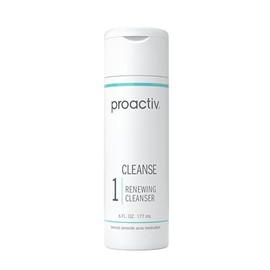 Proactiv Acne Cleanser - Benzoyl Peroxide Face Wash and Acne Treatment - Daily Facial Cleanser and Hyularonic Acid Moisturizer with Exfoliating Beads - 90 Day Supply, 6 Fl Oz