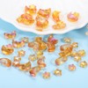 uxcell 60Pcs Star Moon Shaped Beads, 2 Style Acrylic Spacer