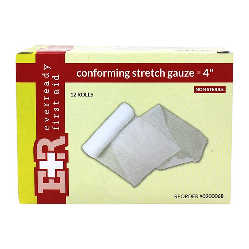 Ever Ready First Aid Conforming Gauze Roll Bandage Non Sterile